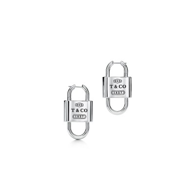 TIFFANY 1837™ LARGE DOUBLE LOCK DROP EARRINGS 73247659